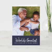 World's Greatest Grandpa Father's Day Photo Card