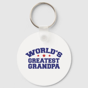 World's Greatest Grandpa Keychain