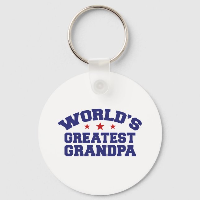 World's Greatest Grandpa Keychain (Front)
