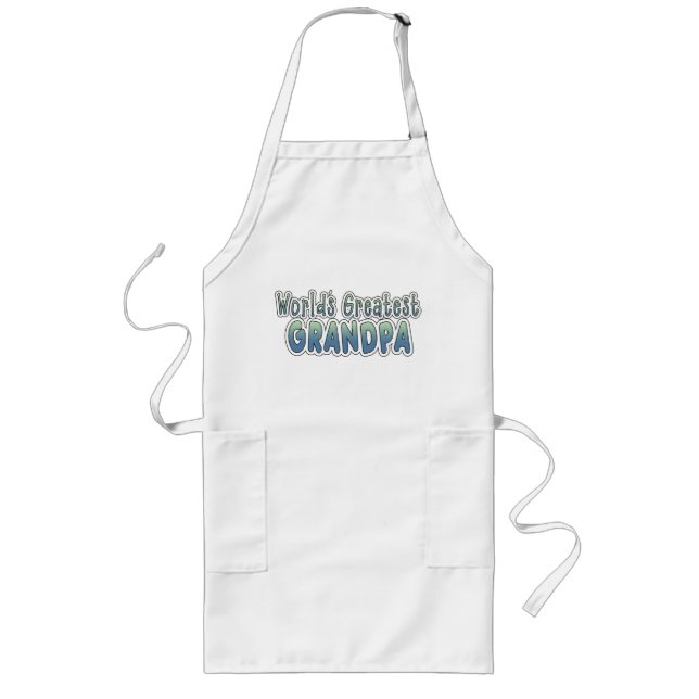 World's Greatest Grandpa Long Apron (Front)