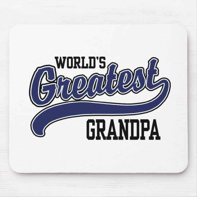 World's Greatest Grandpa Mouse Pad (Front)