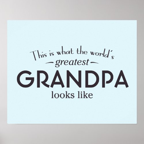 Worlds Greatest Grandpa Poster