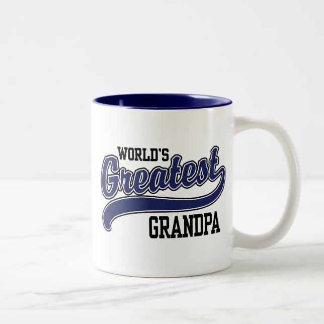 World's Greatest Grandpa Two-Tone Coffee Mug (Right)