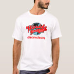 World's Greatest Grandson T-Shirt<br><div class="desc">World's Greatest Grandson shirts,  apparel and gifts to recognize someone special.  This design features a vibrant globe design with sporty red text.  Copyright - All rights reserved.</div>