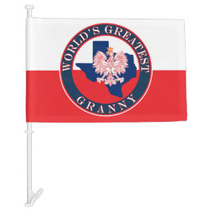 World's Greatest Granny Car Flag