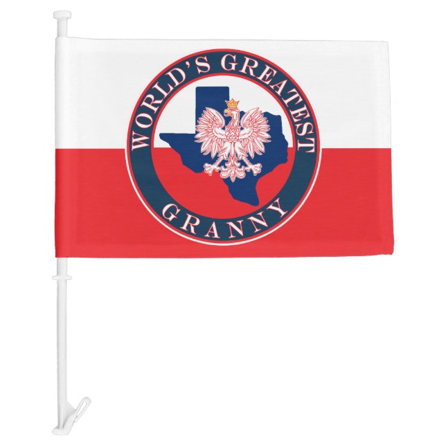 World's Greatest Granny Car Flag (Front)
