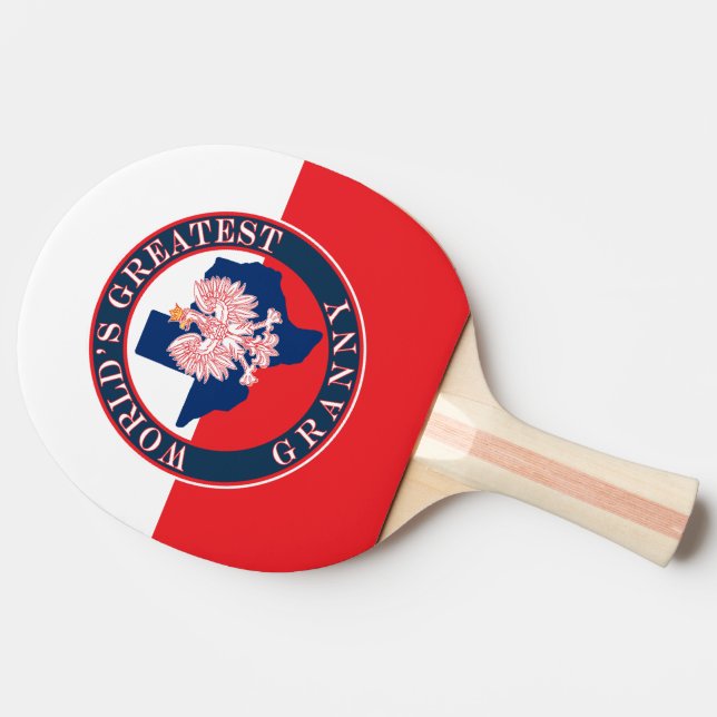 World's Greatest Granny Ping Pong Paddle (Side)
