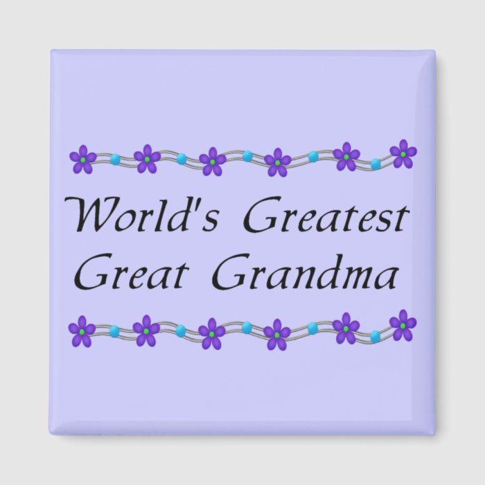 World's Greatest Great Grandma Magnets