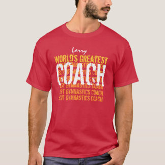 World's Greatest GYMNASTICS Coach RED V06 T-Shirt