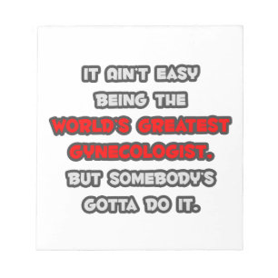 World's Greatest Gynecologist Joke Notepad