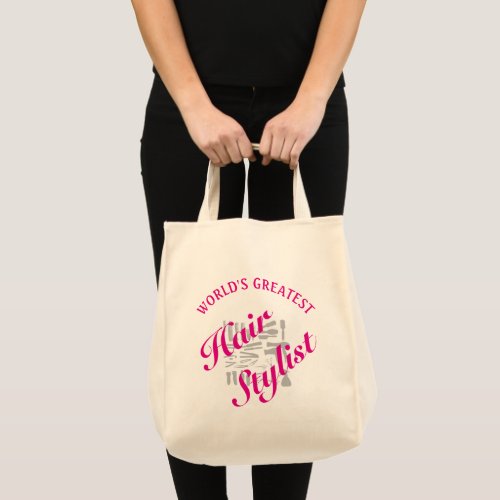 Worlds Greatest Hair Stylist Hairdresser Tools Bag