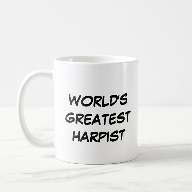 "World's Greatest Harpist" Mug (Left)