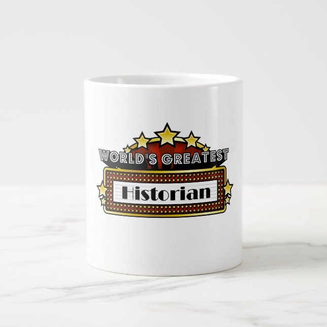 World's Greatest Historian Large Coffee Mug (Front)