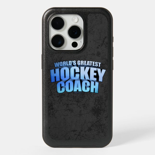 World's Greatest Hockey Coach iPhone 15 Pro Case (Back)