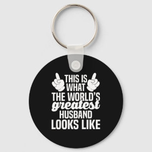 World's greatest husband _ husband ever  keychain