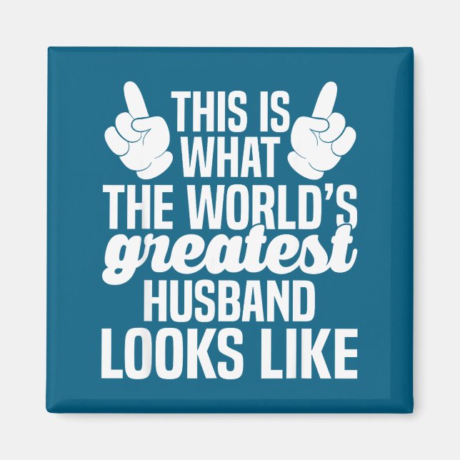 World's greatest husband _ husband ever  magnet (Front)