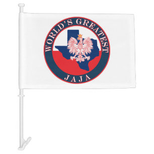World's Greatest Jaja Car Flag