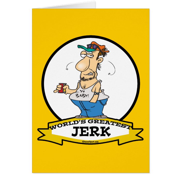 WORLDS GREATEST JERK CARTOON CARDS