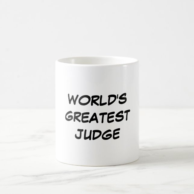 "World's Greatest Judge" Mug (Center)