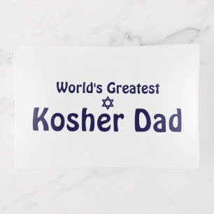 World's Greatest Kosher Dad Trinket Tray