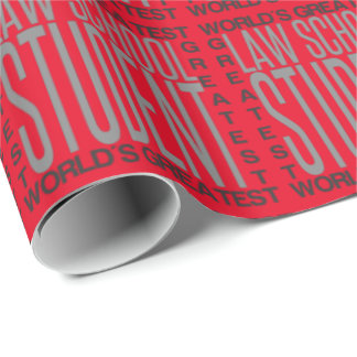 Worlds Greatest Law School Student Wrapping Paper