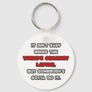 World's Greatest Lawyer Joke Keychain