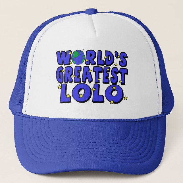 World's Greatest Lolo Trucker Hat (Front)