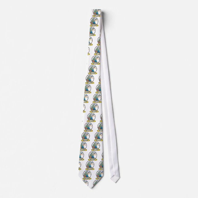 WORLDS GREATEST MAILMAN MEN CARTOON NECK TIE (Front)