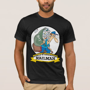 WORLDS GREATEST MAILMAN MEN CARTOON T-Shirt