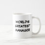 "World's Greatest Manager" Mug