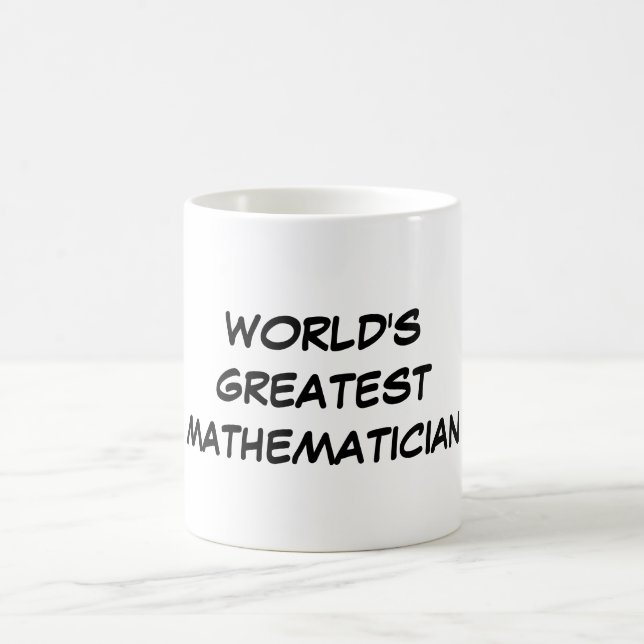 "World's Greatest Mathematician" Mug (Center)