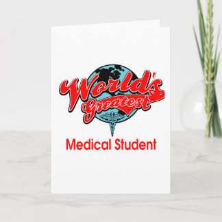 World's Greatest Medical Student Card
