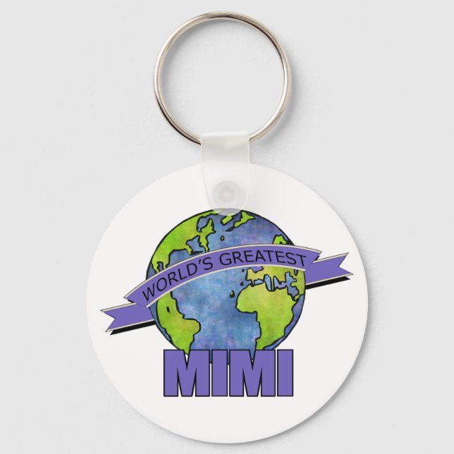 World's Greatest Mimi Keychain (Front)