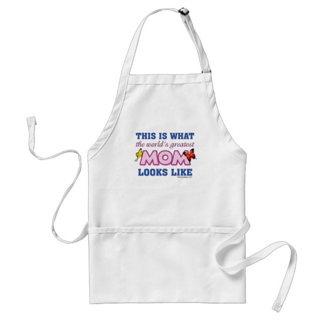 World's Greatest Mom Adult Apron (Front)
