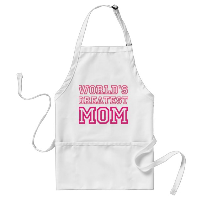 World's Greatest Mom Adult Apron (Front)