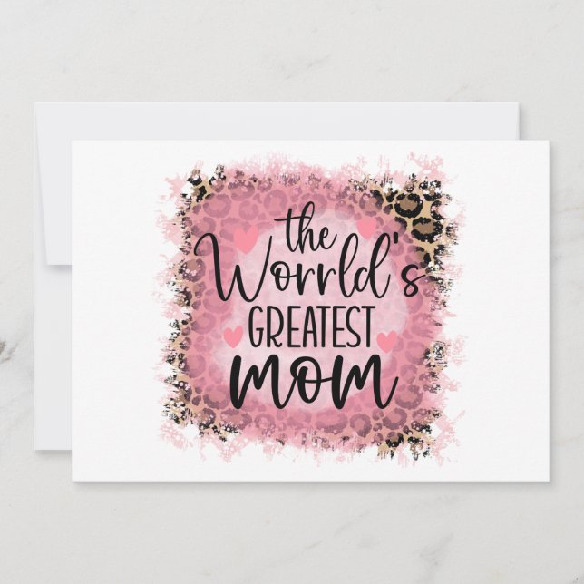 Worlds Greatest Mom Card (Front)