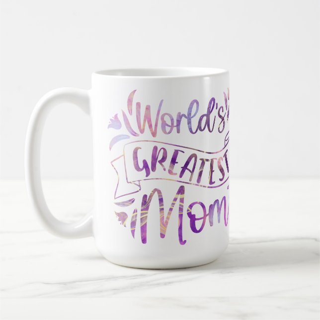 Worlds Greatest Mom Coffee Mug (Left)