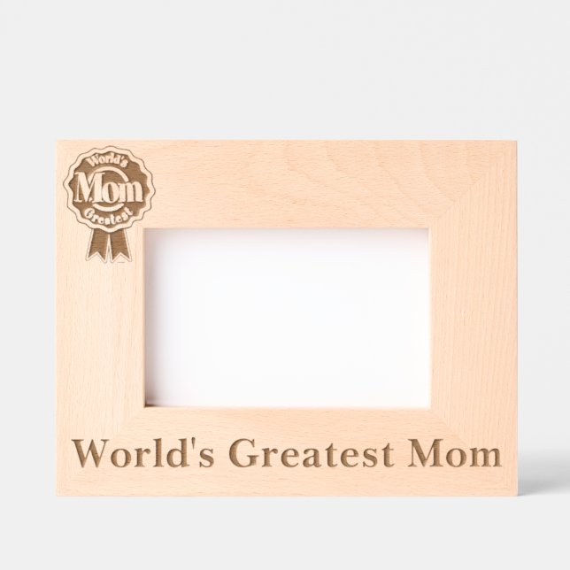 World's Greatest Mom Engraved Frames (Front)