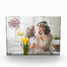 World's Greatest Mom Full Photo Block Frame