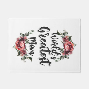 World's Greatest Mom Gift For Mom Doormat