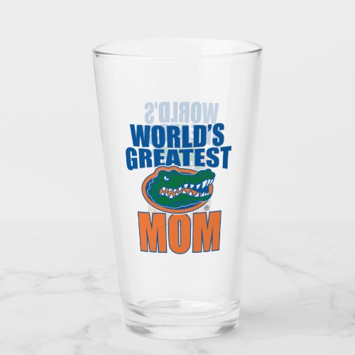Worlds Greatest Mom Glass