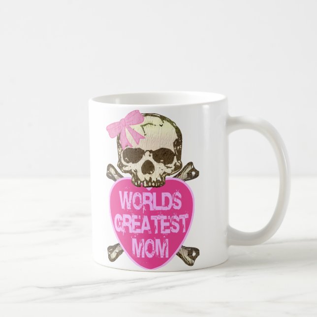 World's Greatest Mom Gothic Coffee Mug (Right)
