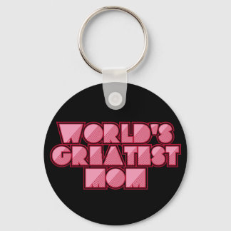 World's Greatest Mom Keychain