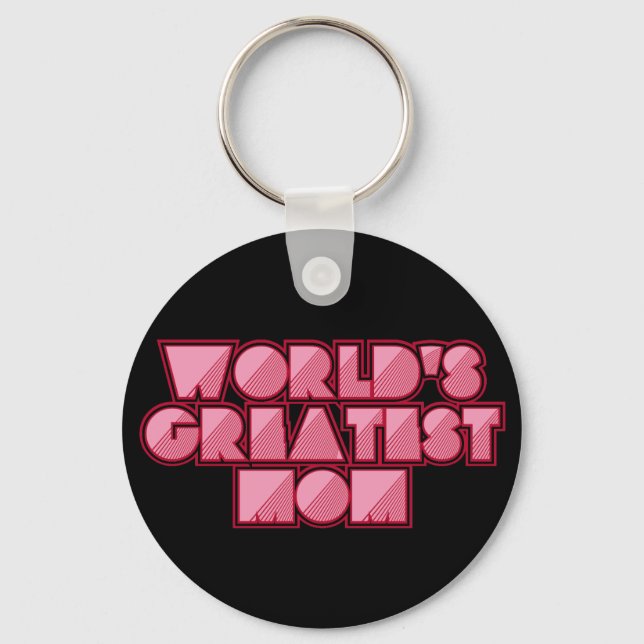 World's Greatest Mom Keychain (Front)
