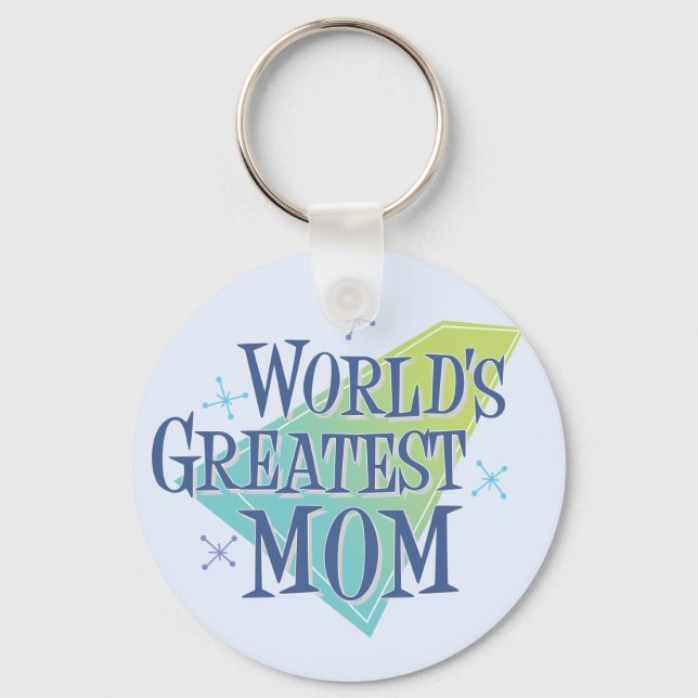 World's Greatest Mom Keychain (Front)