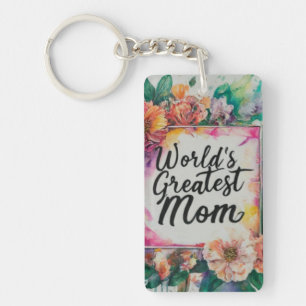 World's Greatest Mom Keychain