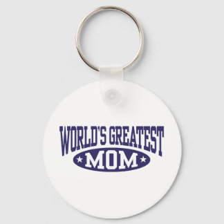 World's Greatest Mom Keychain