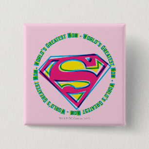 World's Greatest Mom Pinback Button