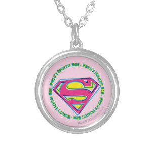 World's Greatest Mom Silver Plated Necklace