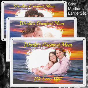 World's Greatest Mom Sunset 1739 Acrylic Tray